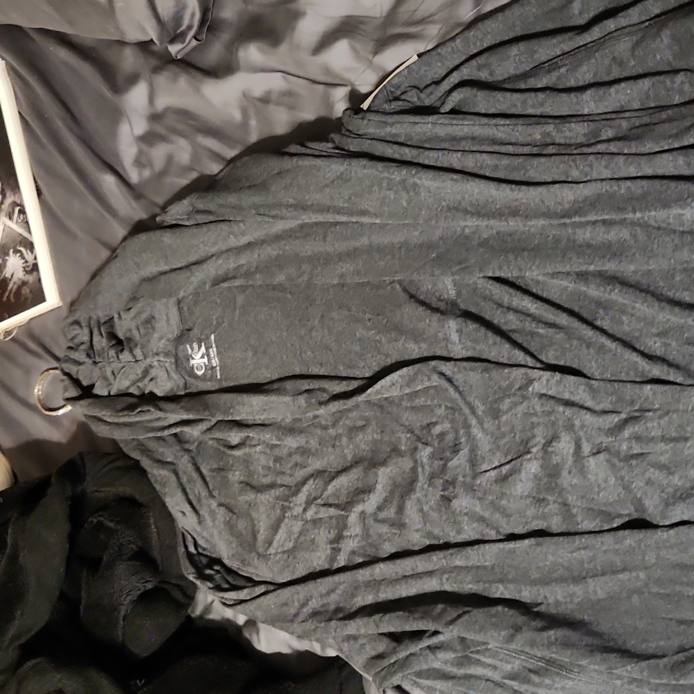 Calvin Klein xxlarge gray cardigan shirt